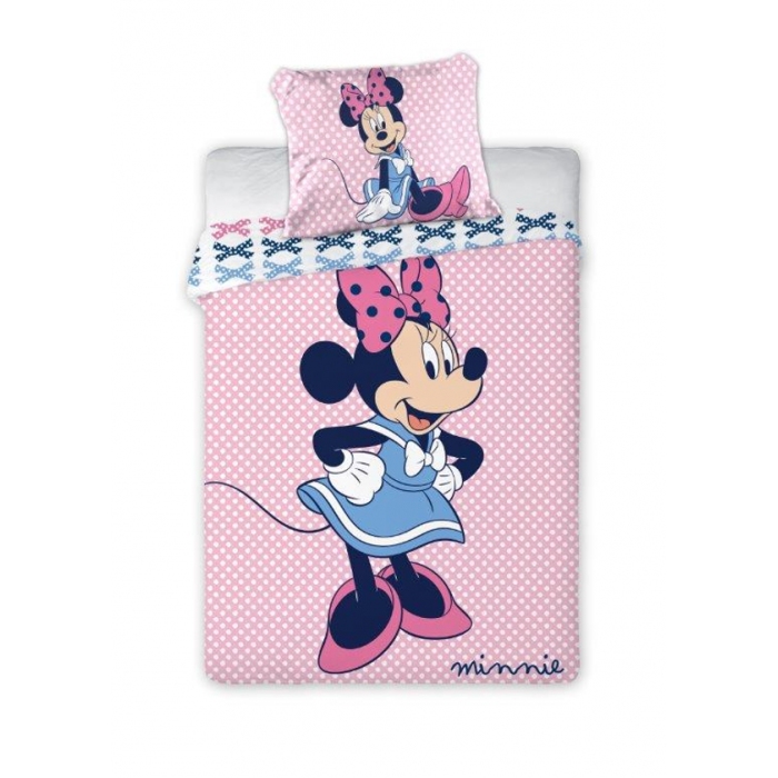 Kinderbettwäsche Disney Minnie Mouse 100 x 135 cm