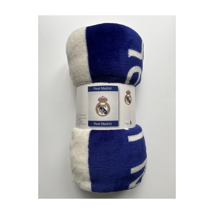 Real Madrid Kuscheldecke 130x160 cm Flanell Modell RM80105